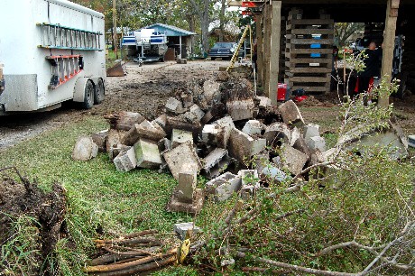 Camp Dularge Debris