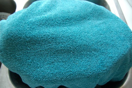 Cover with towel