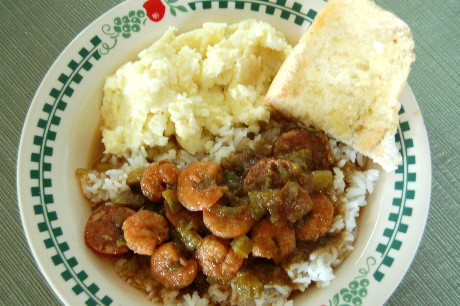 Shrimp and Andouille Gumbo and a Story