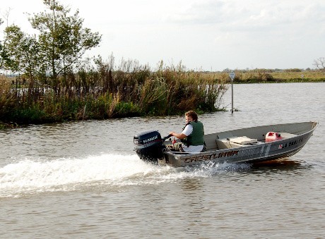 Making a blind for a duck boat 