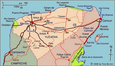 map-yucatan-state